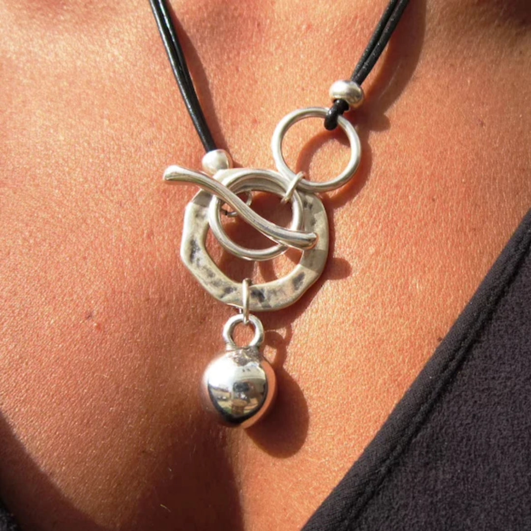 Charm - Vintage Silver Necklace