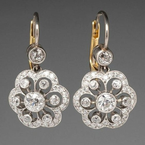 Crystal Mandala Earrings: A Touch of Elegance