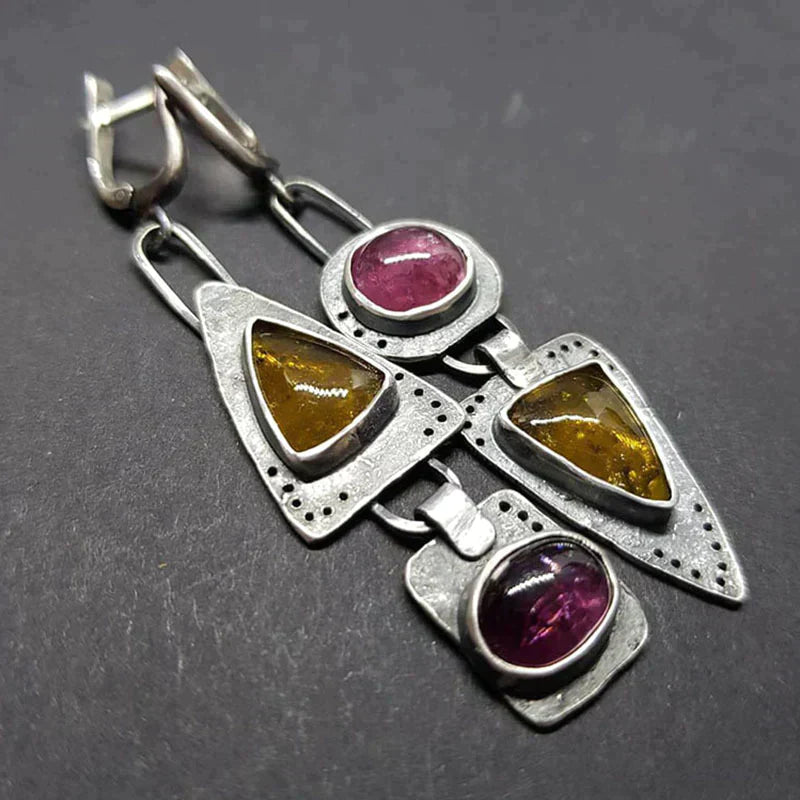 Chic Vintage Triangle Earrings