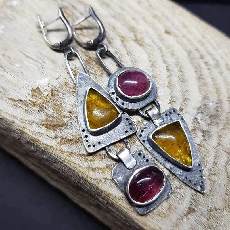 Chic Vintage Triangle Earrings