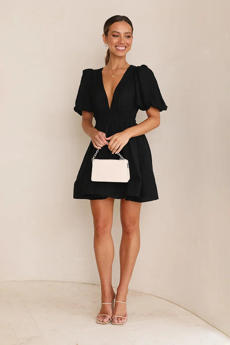 Melani Mini Dress - Black