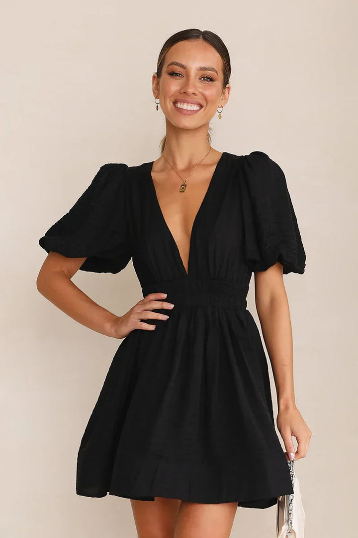 Melani Mini Dress - Black