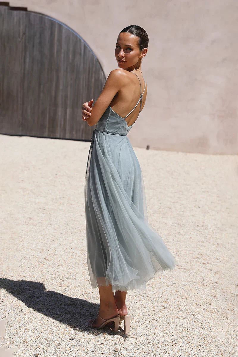 Dweyn Midi Dress - Sage