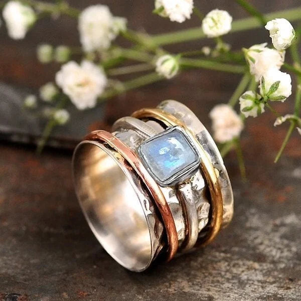 Bold Moonstone Serenity Ring