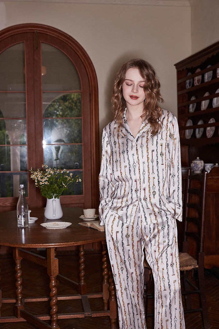 Ella print pajama set