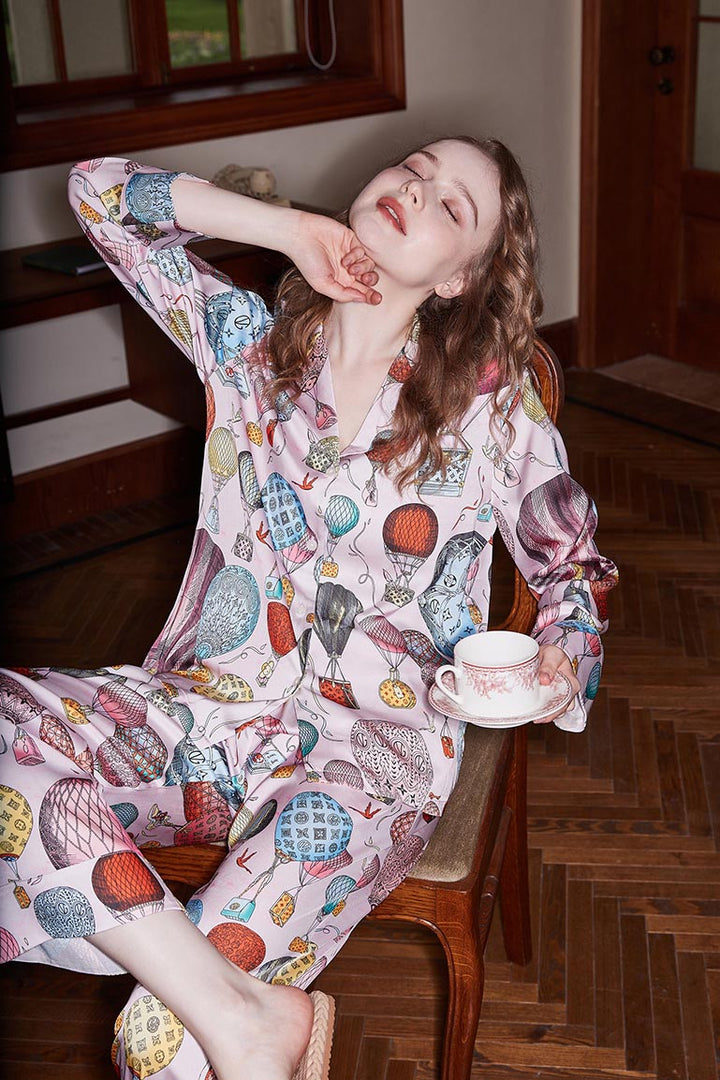 Aria Hot Air Balloon Pajama Set