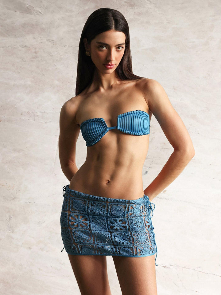 Bode Bikini Set - Sea Blue