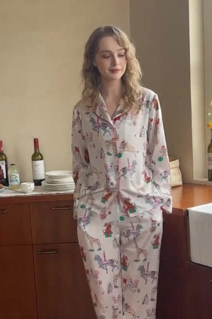 Fyang Print Pajama Set