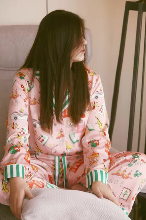Eula Luxury Mahjong Queen Pajama Set