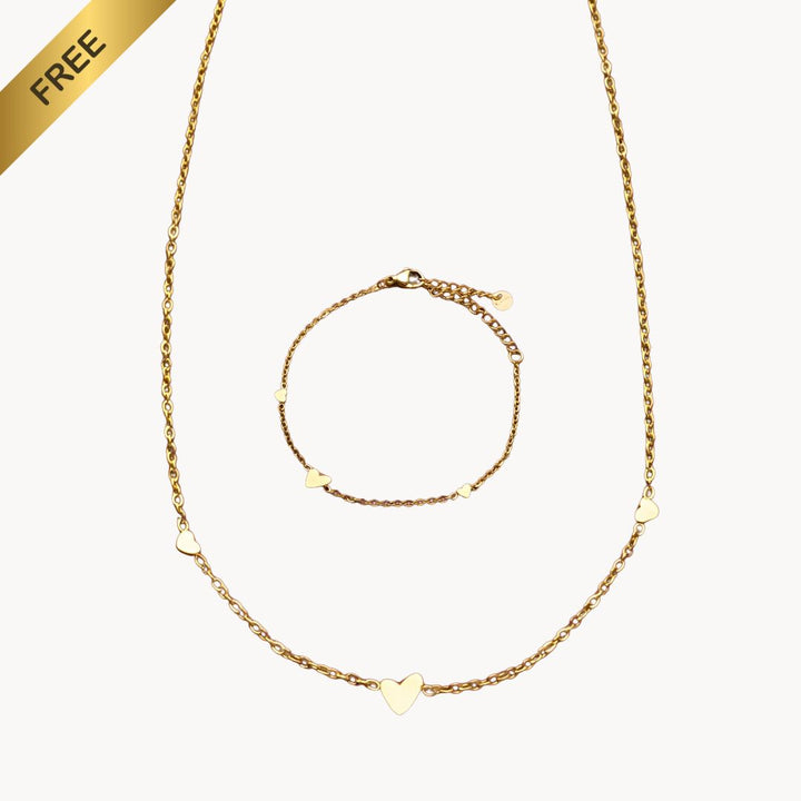 🎁 Free Heart Set (Necklace + Bracelet)