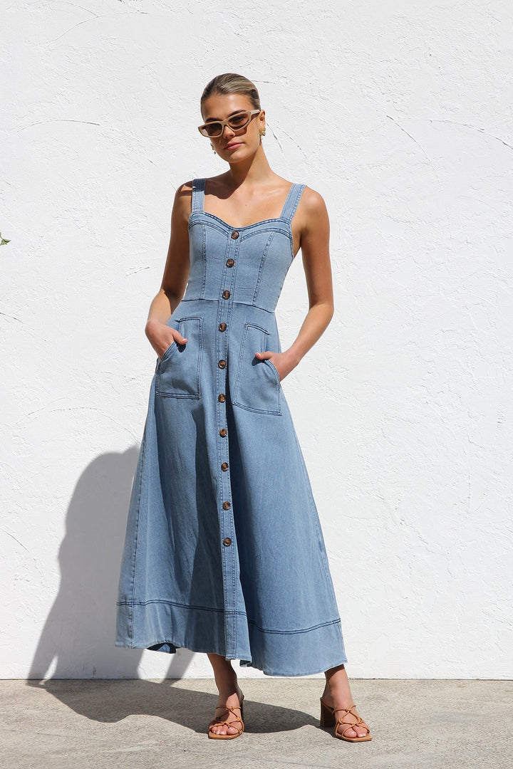 Chen Dress BLUE DENIM