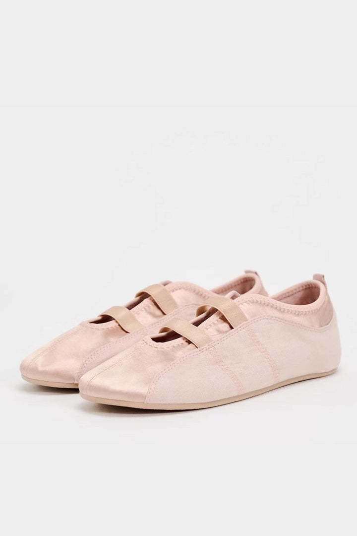 Brasilia Satin Ballet Flats
