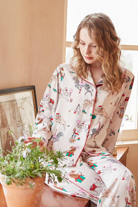 Fyang Print Pajama Set