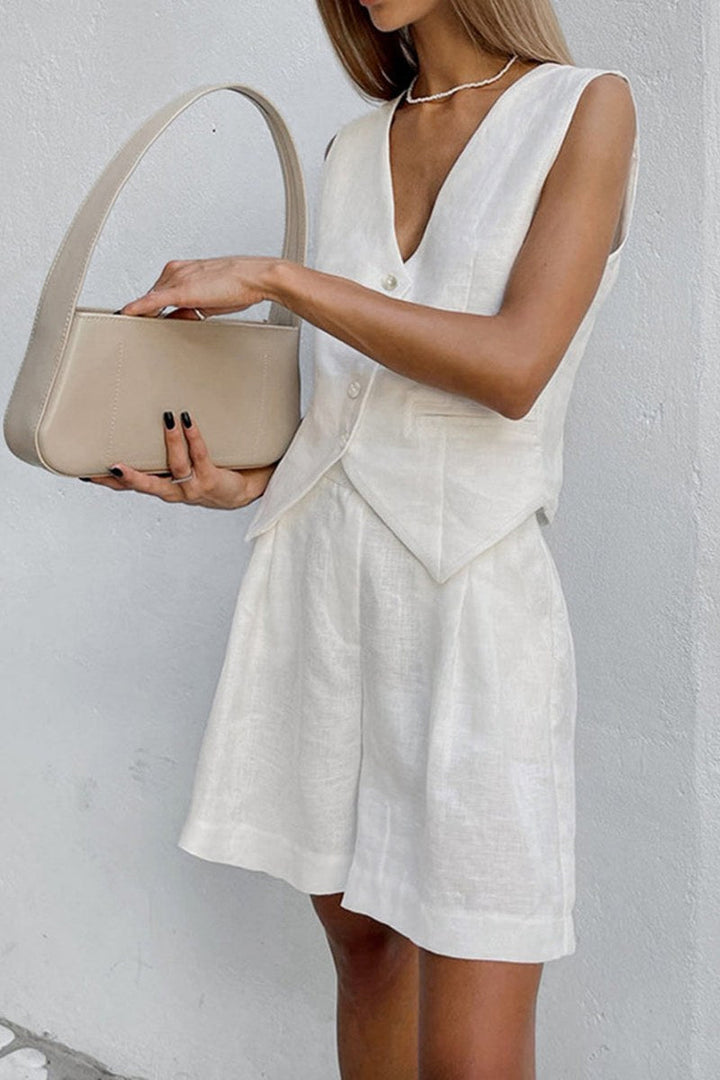 Florian Cover Up Two Piece Shorts Set