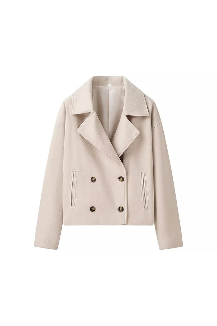 Donna Double Breasted Cropped Jacket