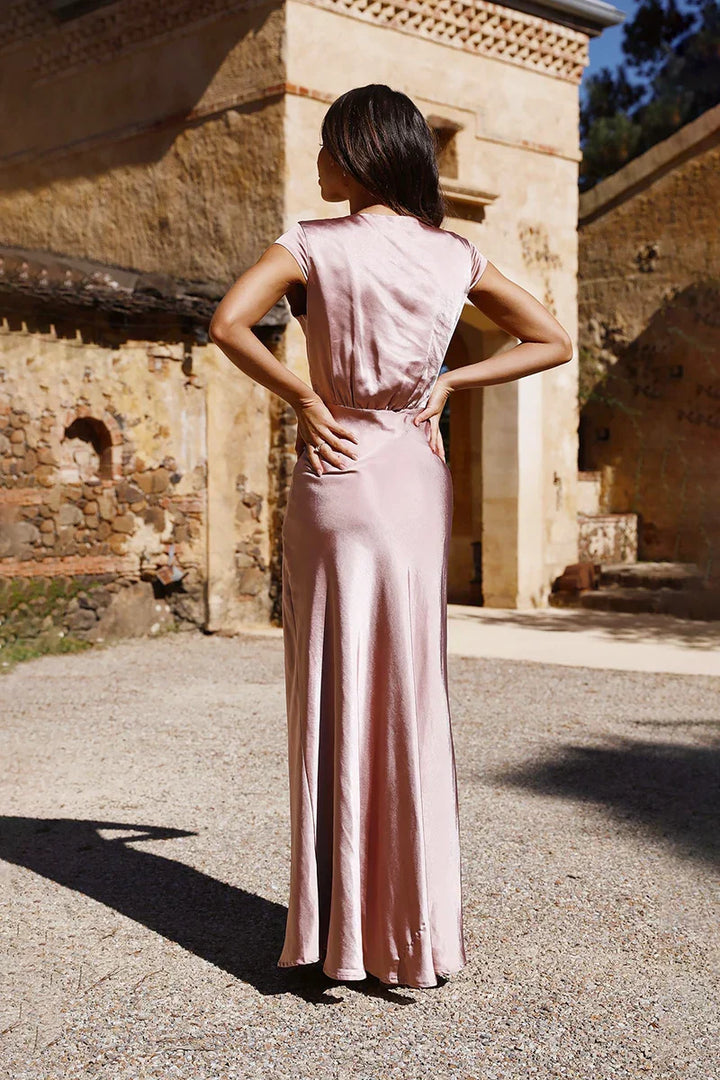 Eulalie Maxi Dress - Dusty Pink