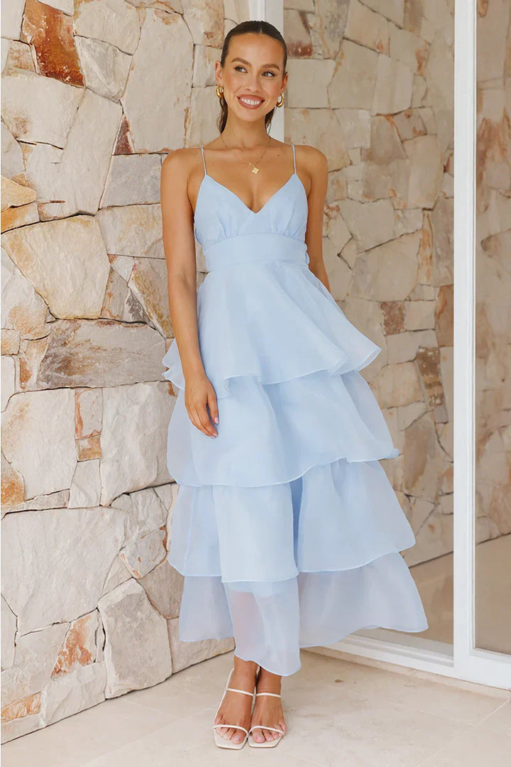 Calandra Maxi Dress - Blue