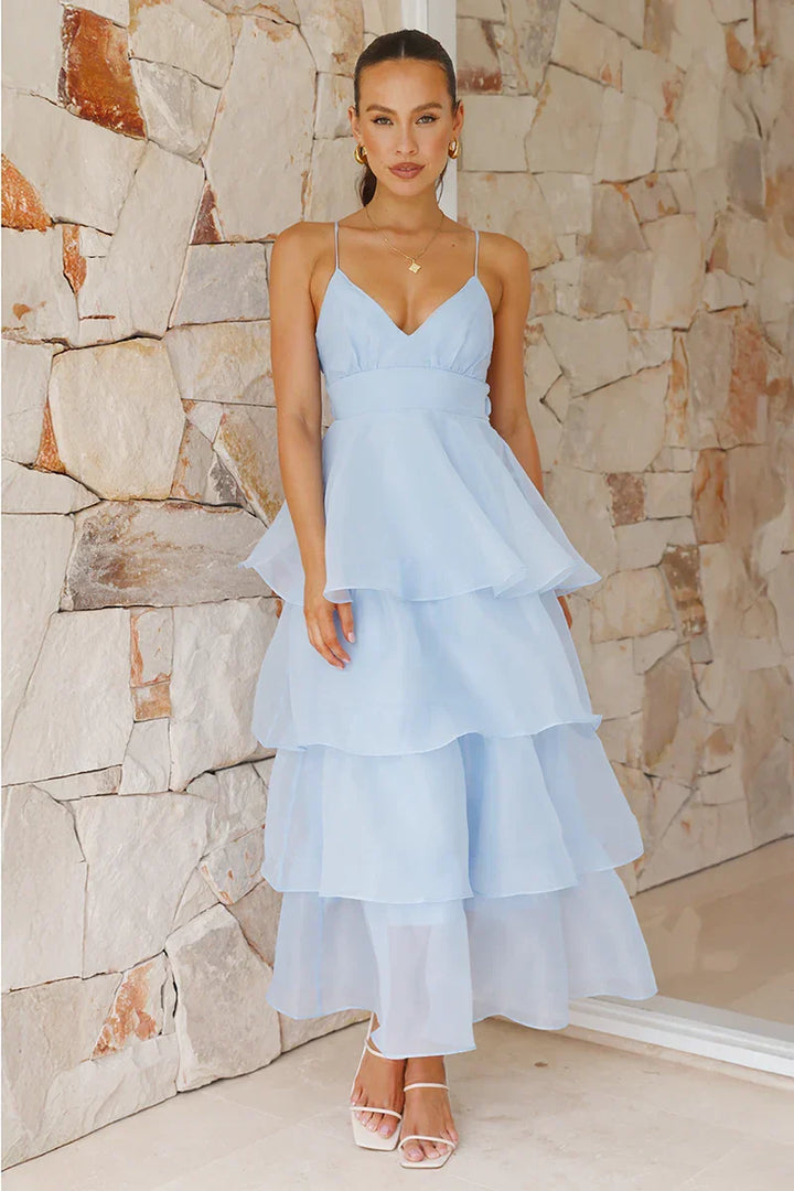 Calandra Maxi Dress - Blue