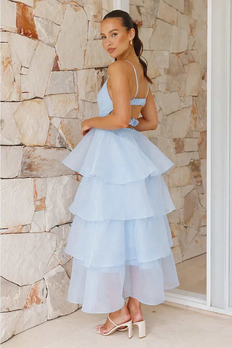Calandra Maxi Dress - Blue