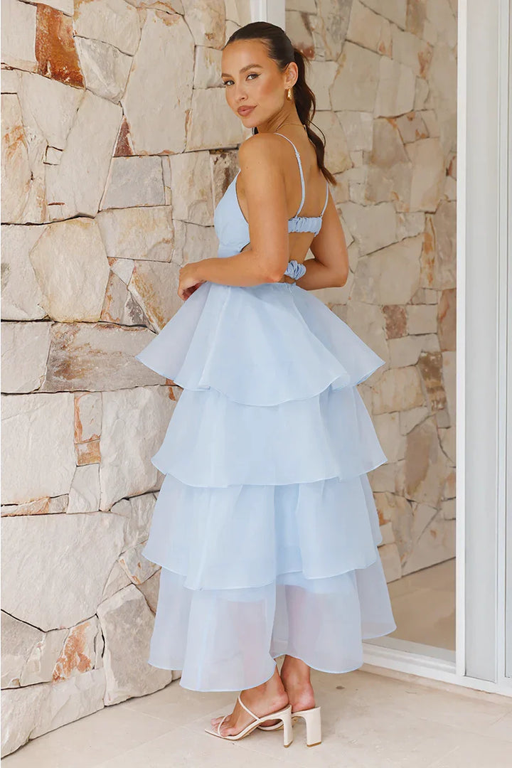 Calandra Maxi Dress - Blue