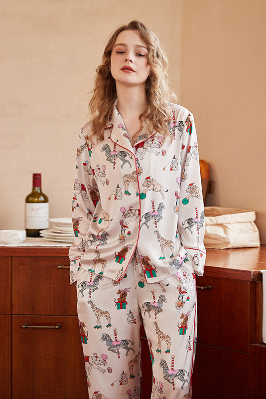 Fyang Print Pajama Set