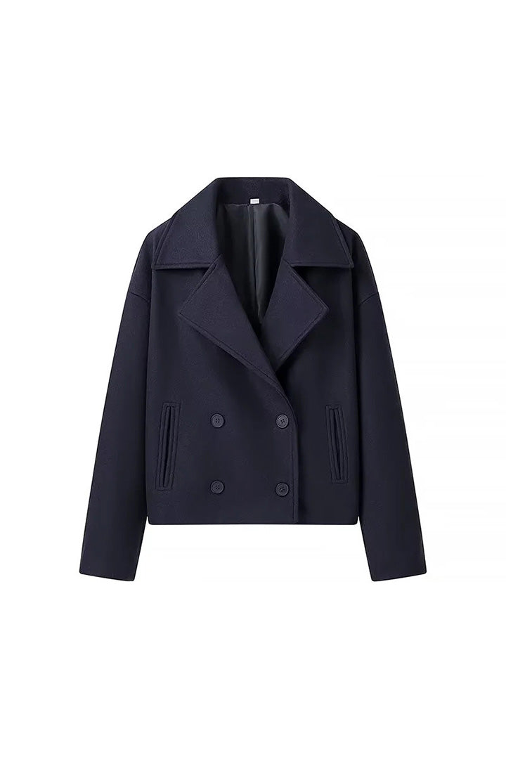 Donna Double Breasted Cropped Jacket