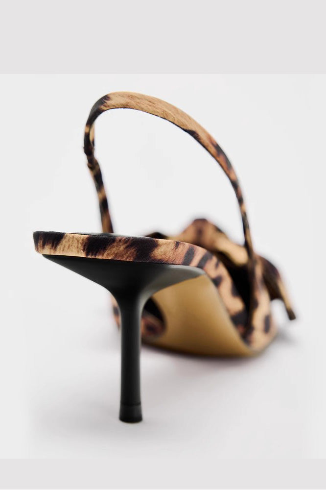 Hachel Leopard Print High Heels