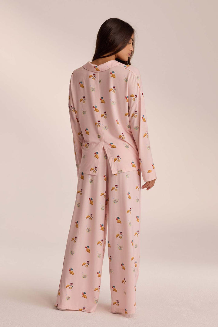 Apol Food Print Pajama Set