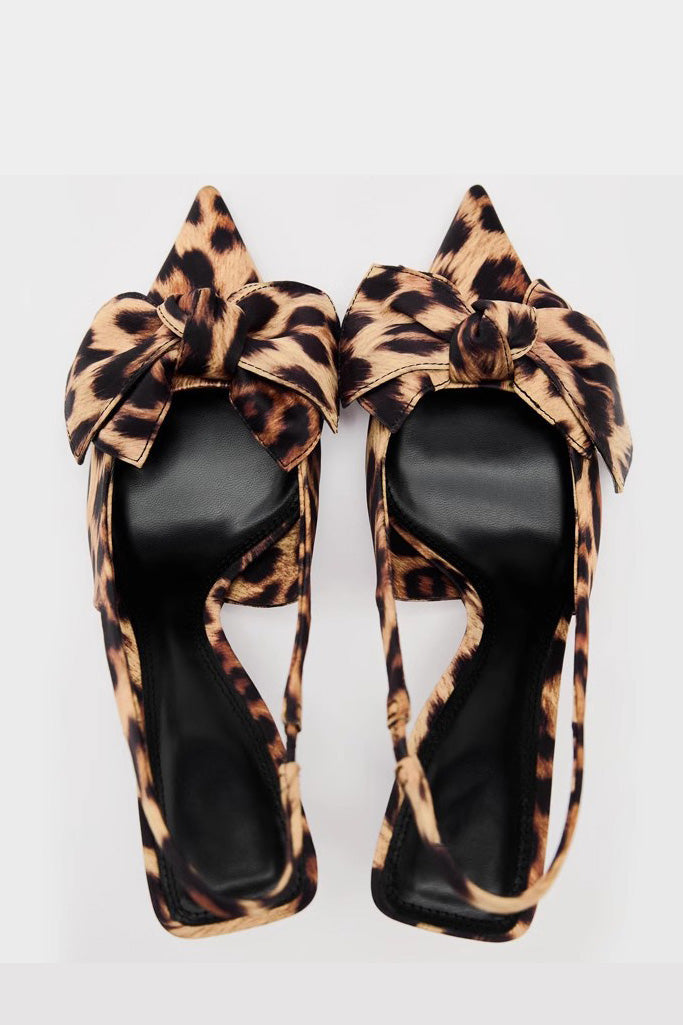 Hachel Leopard Print High Heels