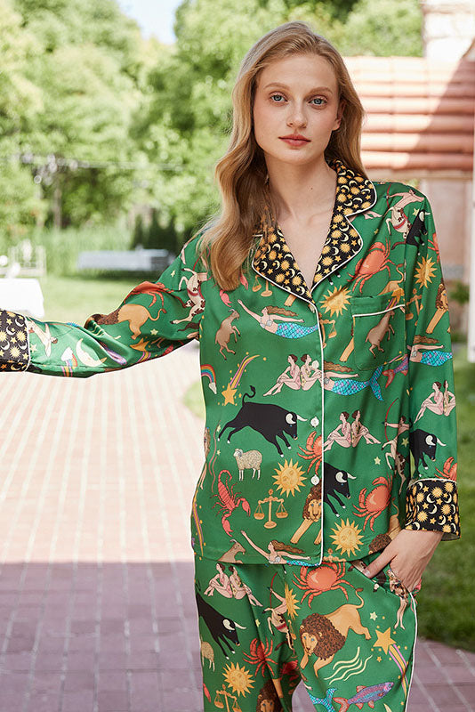 Avon Constellation Print Pajama Set