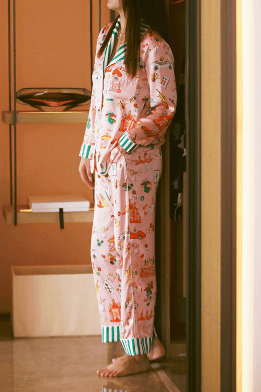 Eula Luxury Mahjong Queen Pajama Set