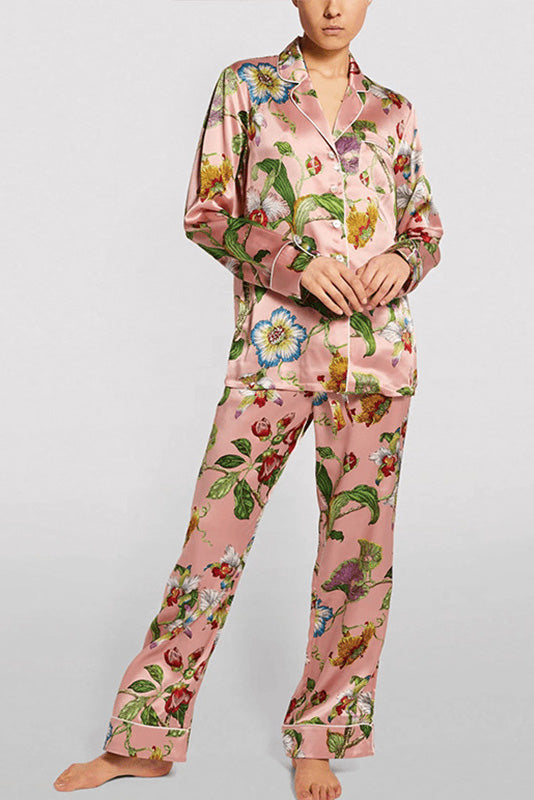Nebula Secret Garden Print Pajama Set