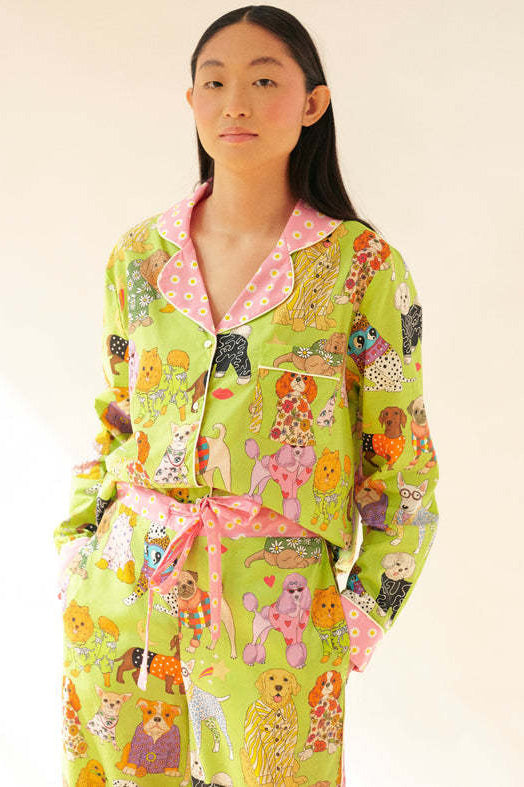 Jocel Illustration Pajama Set