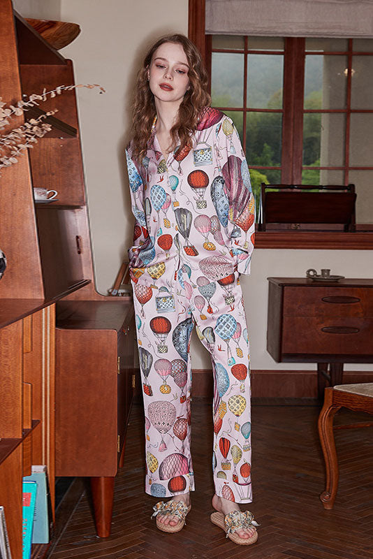 Aria Hot Air Balloon Pajama Set