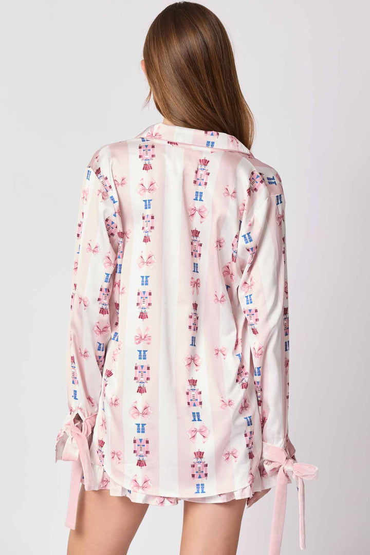 Denali Pajama Set Bow Cuffs