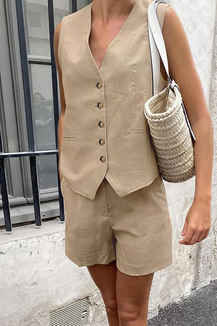 Florian Cover Up Two Piece Shorts Set