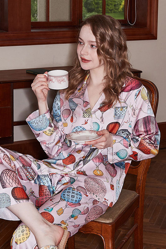 Aria Hot Air Balloon Pajama Set