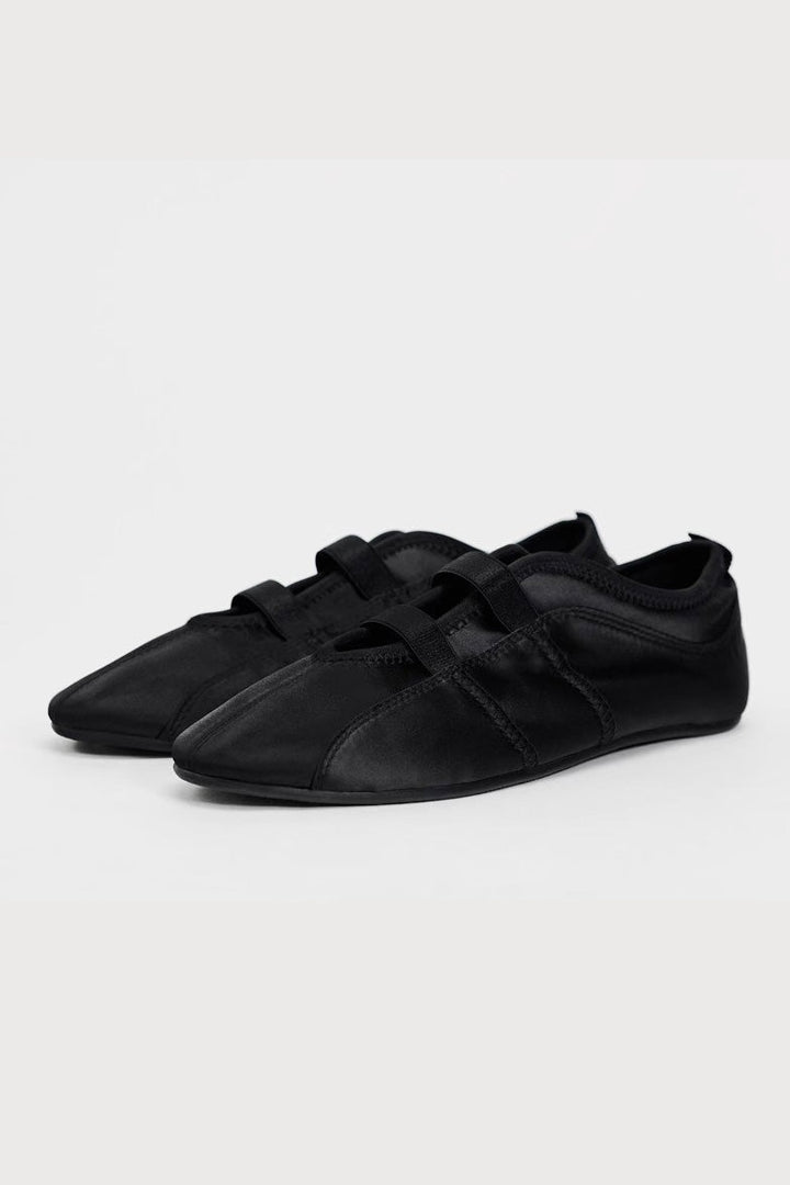 Brasilia Satin Ballet Flats