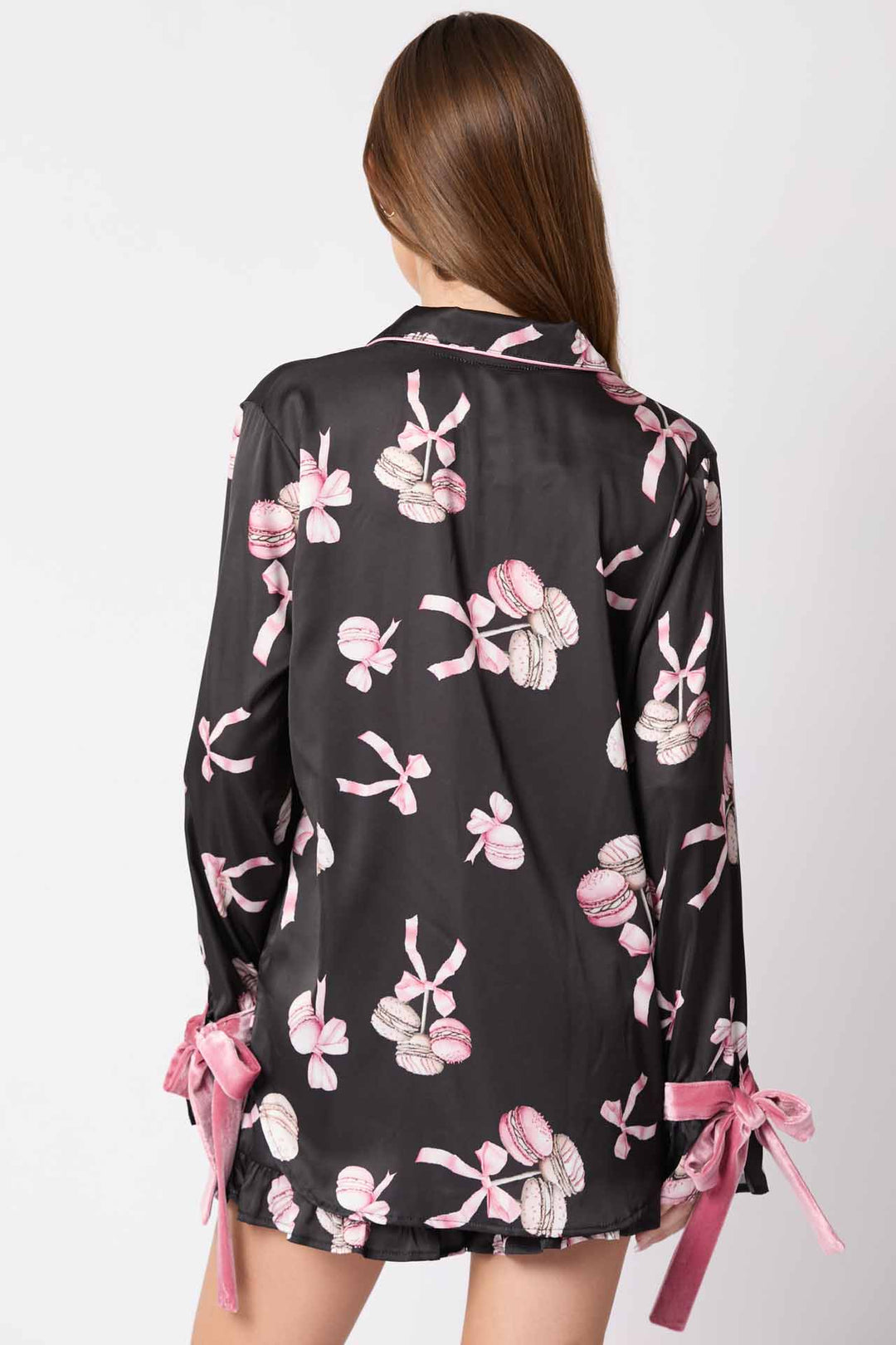 Denali Pajama Set Bow Cuffs