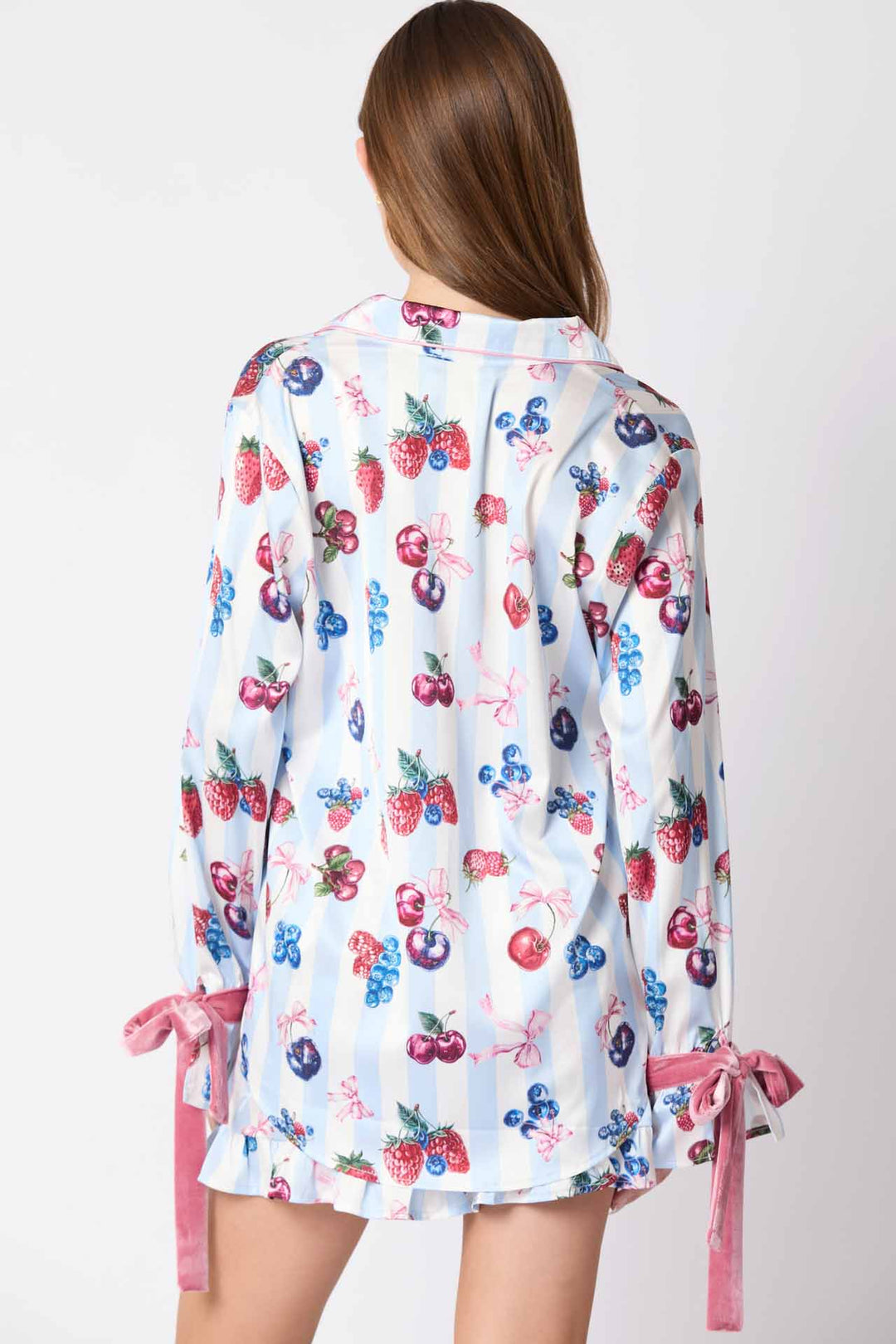 Denali Pajama Set Bow Cuffs