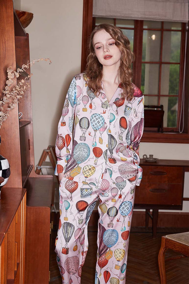 Aria Hot Air Balloon Pajama Set