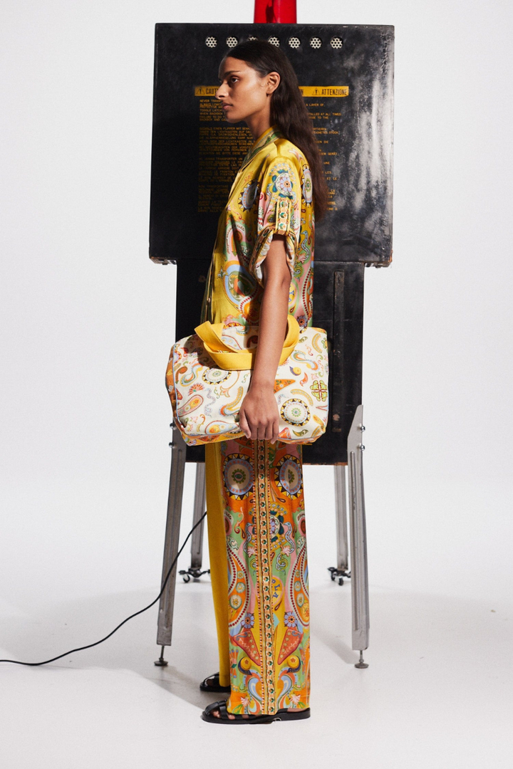 Cordelia Short Sleeve Paisley Pants Set