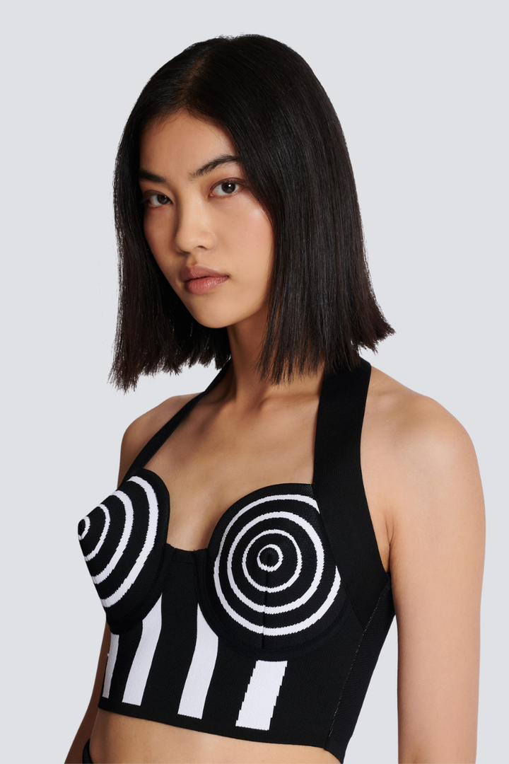 Ares -halterneck-striped-knit-skirt-set
