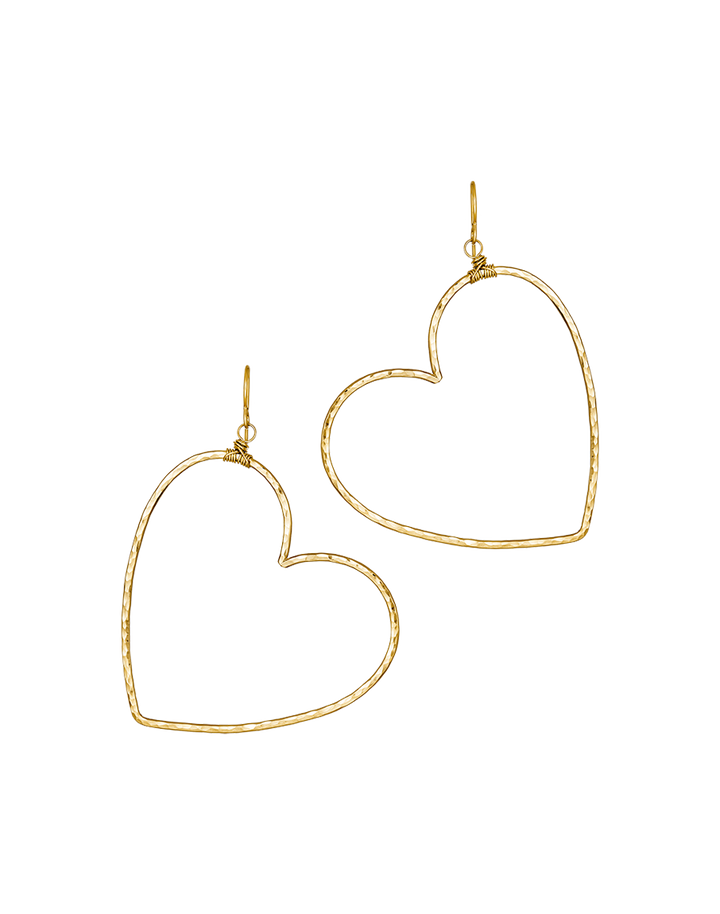 Boho Heart Hoops