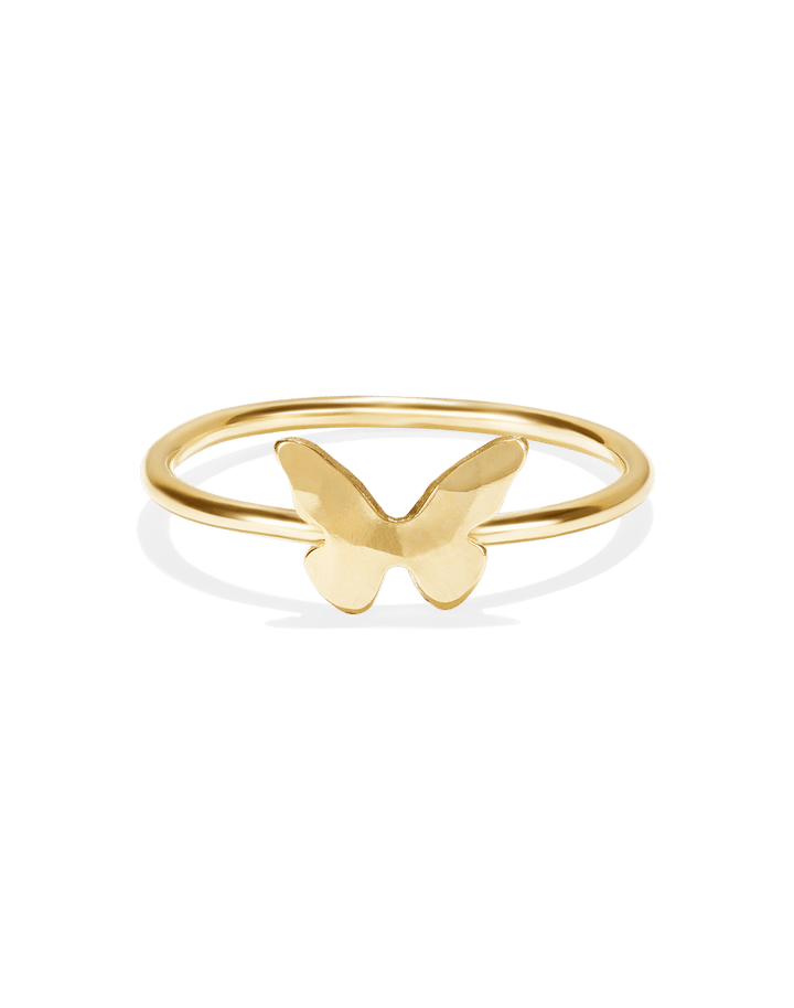 Tiny Butterfly Stacking Ring