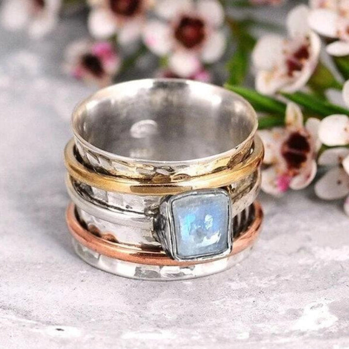Bold Moonstone Serenity Ring