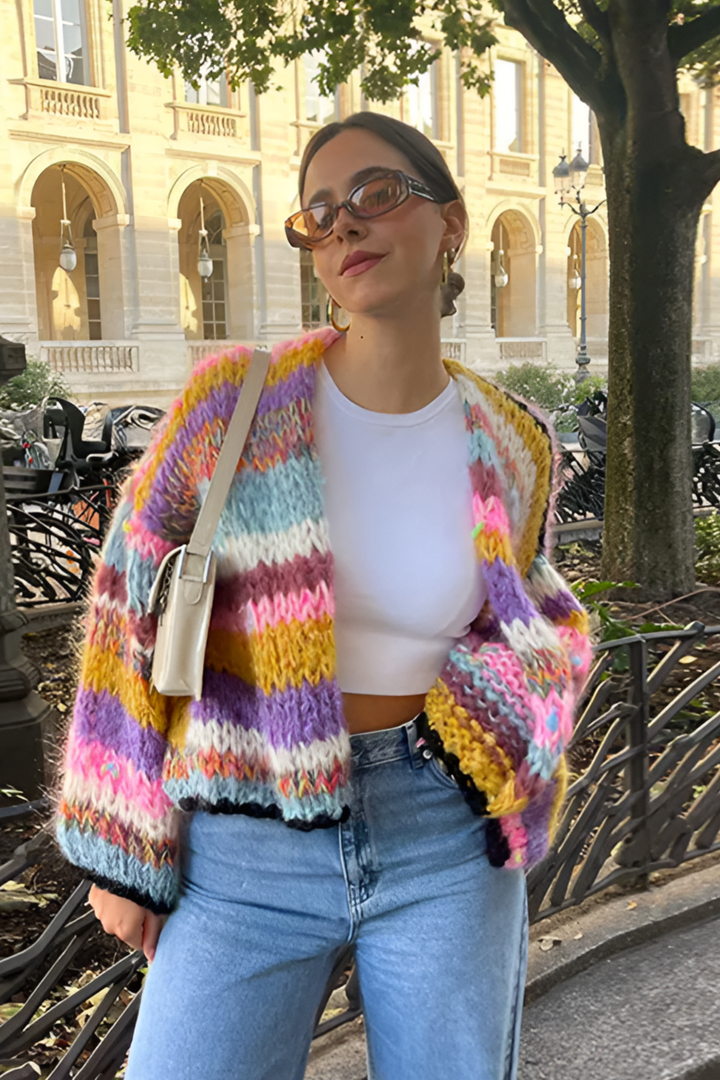 Bexley Oversized and Colourful Cardigan
