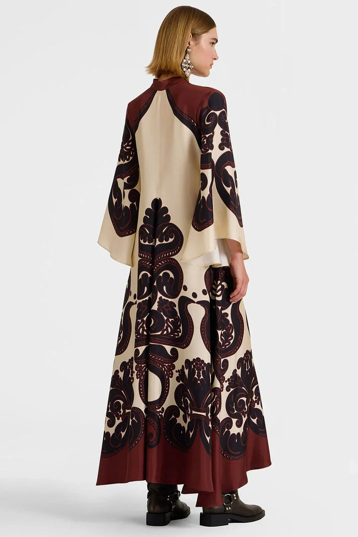 Chon Print Satin Dress