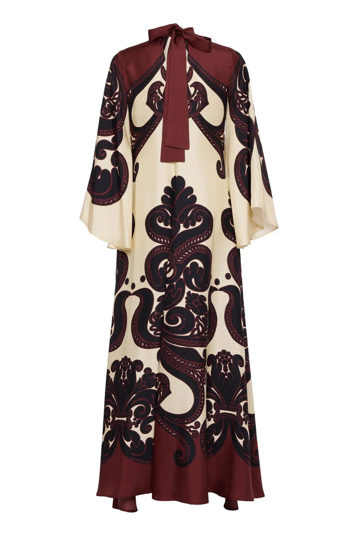 Chon Print Satin Dress