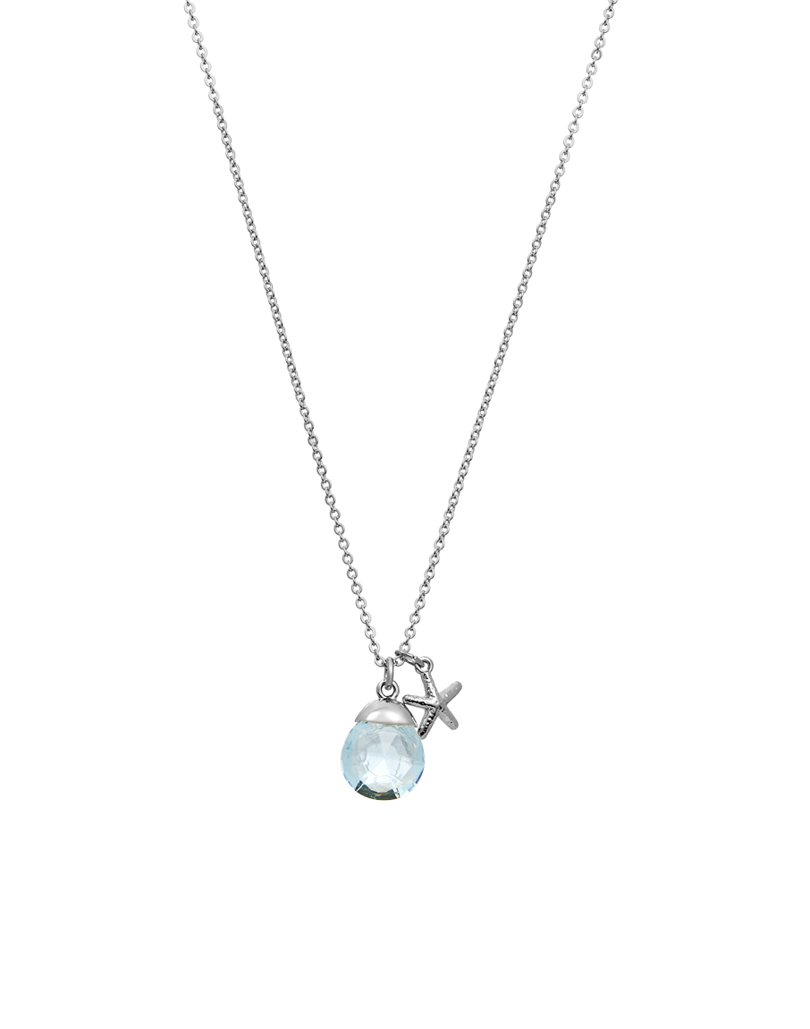 Gemstone Starfish Necklace
